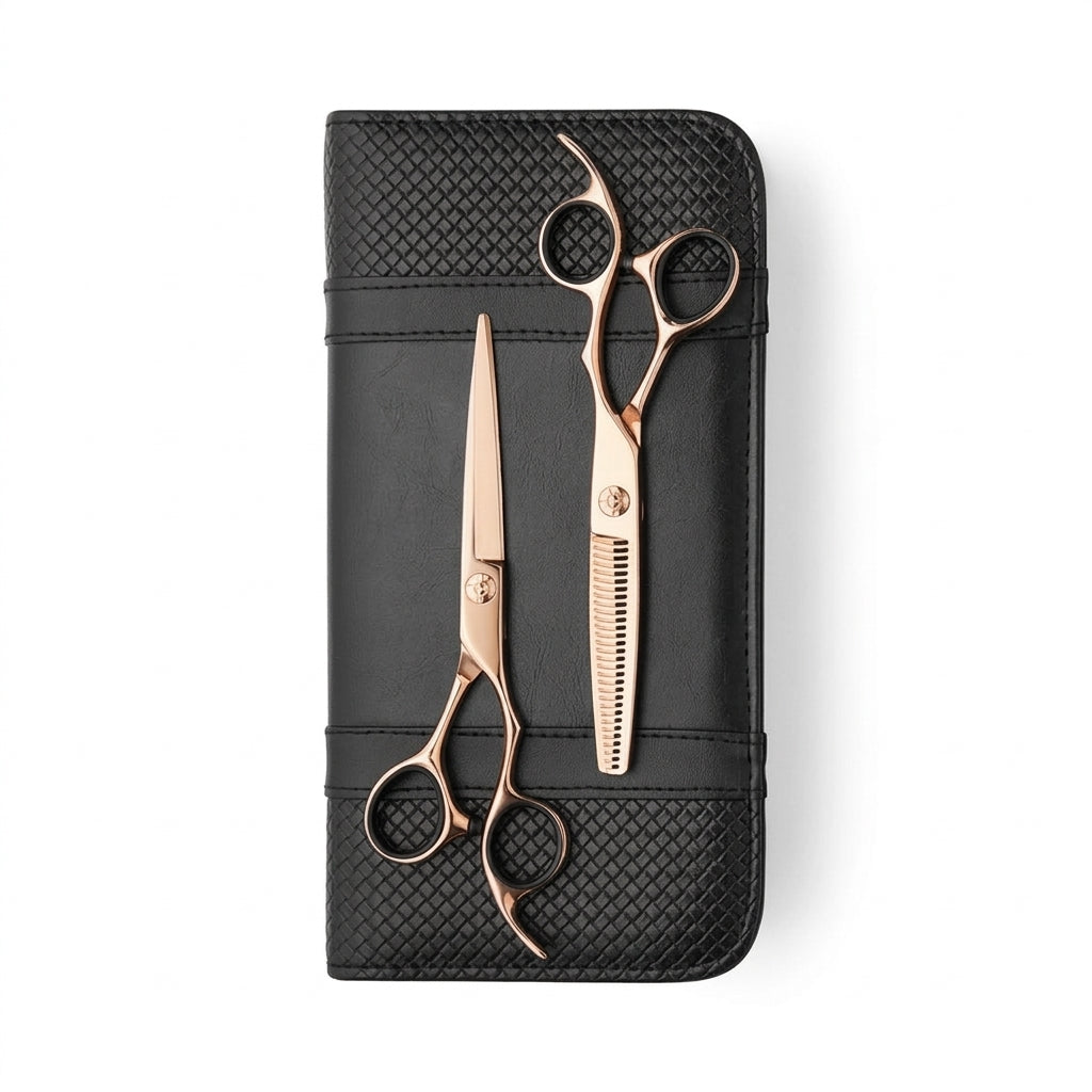 Opulent Shears Rosé Duo Precision Cutting & Thinning Set