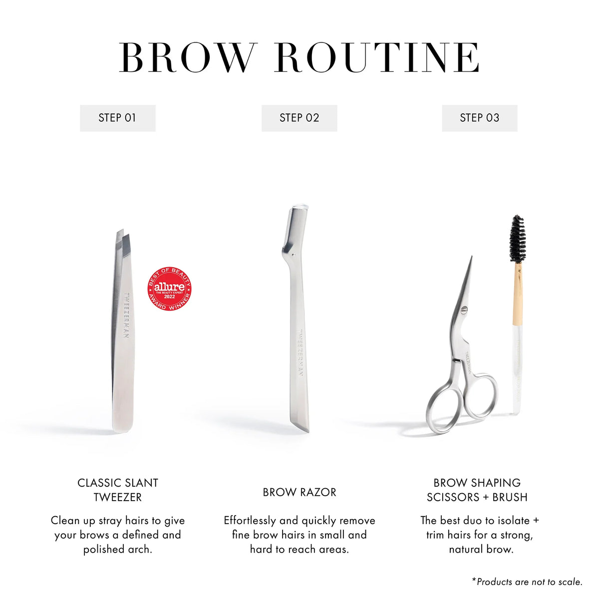 Opulent Shears Arcé Brow Scissors & Grooming Brush