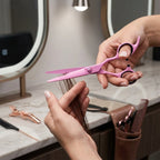 Opulent Shears Fuchsia Offset Professional Cutting Shears